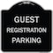 Signmission Guest Registration Parking Heavy-Gauge Aluminum Architectural Sign, 18" x 18", BS-1818-23923 A-DES-BS-1818-23923 - alternate 1